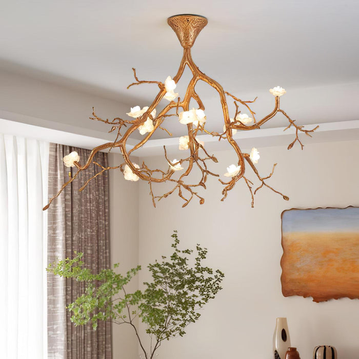 Tree Branches Flower Ceiling Lamp-DWHOME