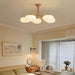 Brass Wooden Persimmon Chandelier-DWHOME