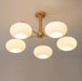 Brass Wooden Persimmon Chandelier-DWHOME