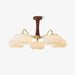 Brass Wooden Persimmon Chandelier-DWHOME