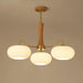 Brass Wooden Persimmon Chandelier-DWHOME
