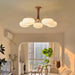Brass Wooden Persimmon Chandelier-DWHOME