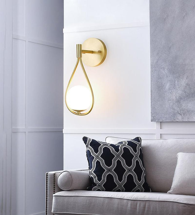 Brass Vanity Wall Lamp-DWHOME