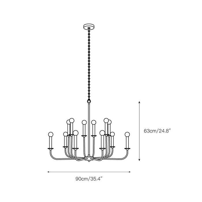 Odensa Chandelier-DWHOME