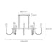Brianna Linear Chandelier-DWHOME