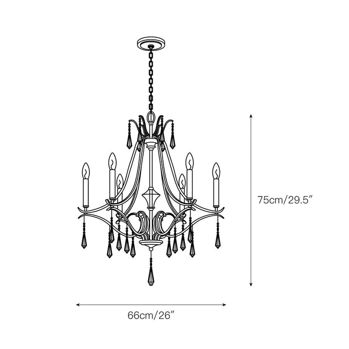 Brio Crystal Chandelier-DWHOME