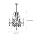 Brio Crystal Chandelier-DWHOME