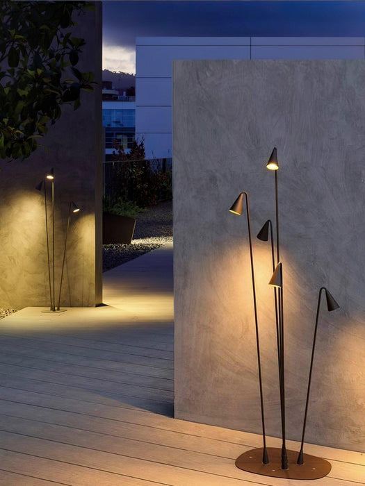 Bellflower Outdoor Floor Lamp-DWHOME