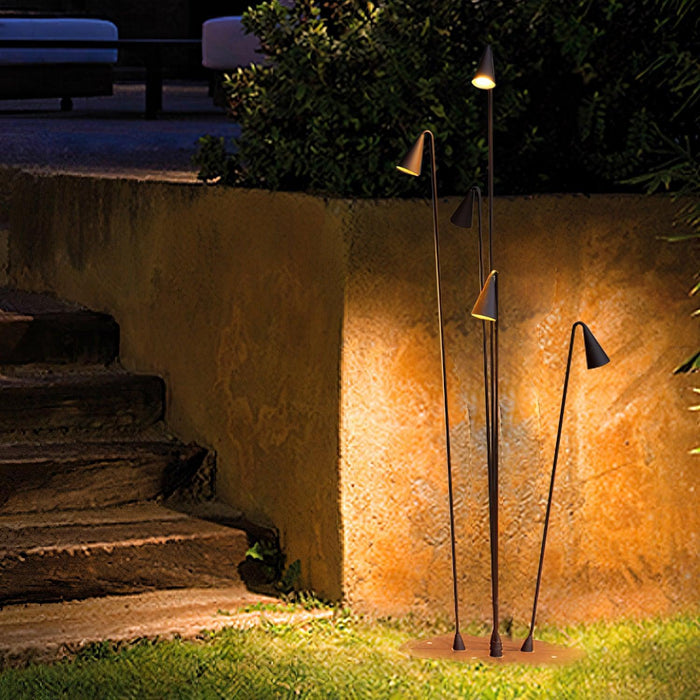 Bellflower Outdoor Floor Lamp-DWHOME