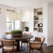 Lana Wood Beaded Chandelier-DWHOME
