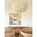 Lana Wood Beaded Chandelier-DWHOME