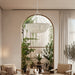 Lana Wood Beaded Chandelier-DWHOME