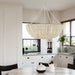 Lana Wood Beaded Chandelier-DWHOME