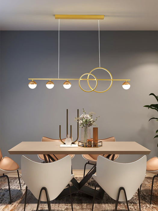 Brooklyn Double Circle Chandelier - DWHOME