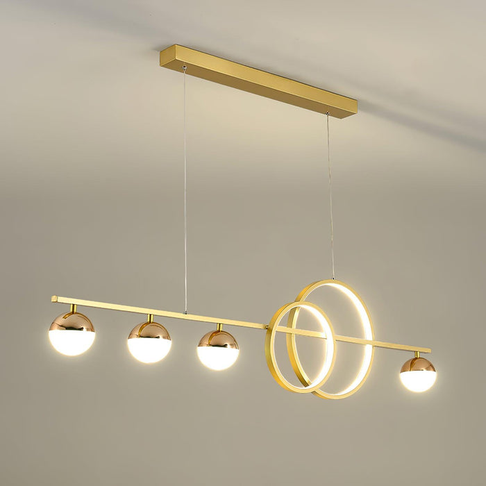 Brooklyn Double Circle Chandelier - DWHOME