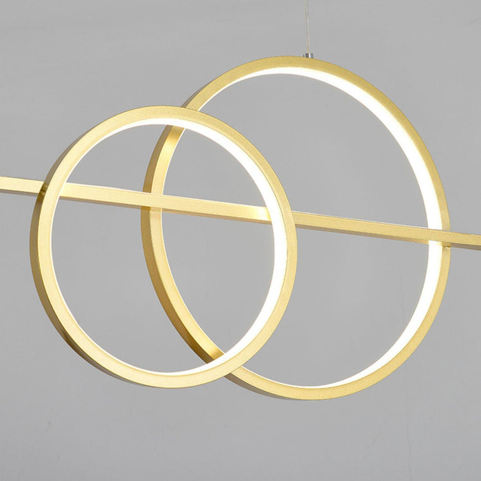 Brooklyn Double Circle Chandelier - DWHOME