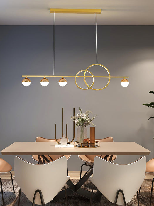Brooklyn Double Circle Chandelier - DWHOME