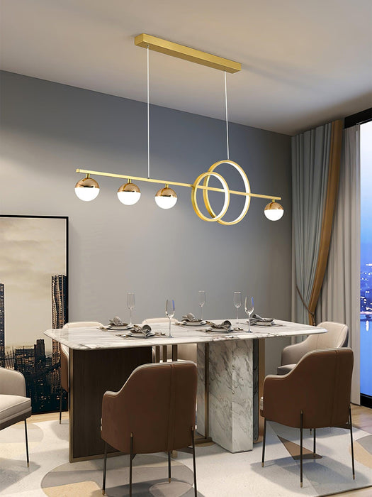 Brooklyn Double Circle Chandelier - DWHOME
