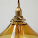 Amber Glass Pendant Light-DWHOME