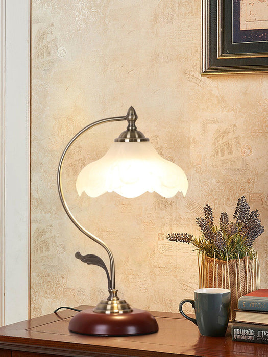 Brown Dome Table Lamp - DWHOME