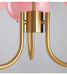 Bubble Pink Glass Marshmallow Chandelier - DWHOME