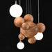 Bubble Wood Balls Chandelier - DWHOME