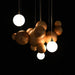 Bubble Wood Balls Chandelier - DWHOME