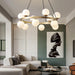 Bubbles Brass Ring Chandelier - DWHOME
