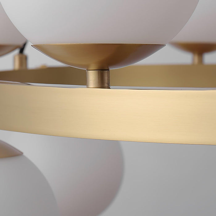 Bubbles Brass Ring Chandelier - DWHOME