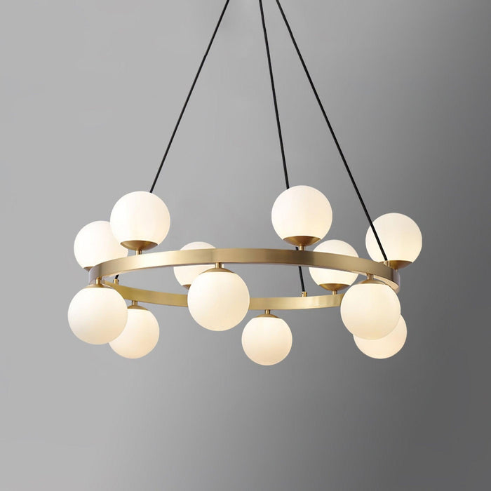 Bubbles Brass Ring Chandelier - DWHOME