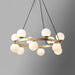 Bubbles Brass Ring Chandelier - DWHOME