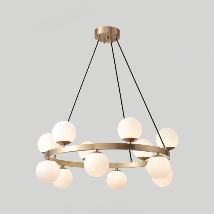 Bubbles Brass Ring Chandelier - DWHOME