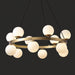 Bubbles Brass Ring Chandelier - DWHOME