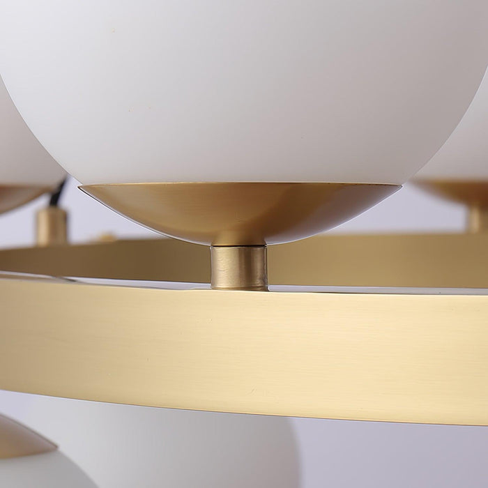 Bubbles Brass Ring Chandelier - DWHOME