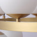 Bubbles Brass Ring Chandelier - DWHOME