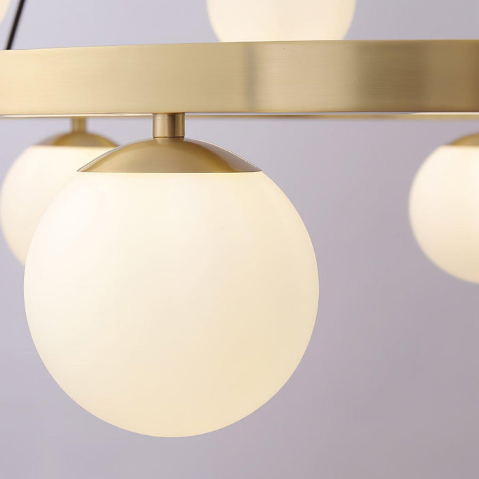 Bubbles Brass Ring Chandelier - DWHOME