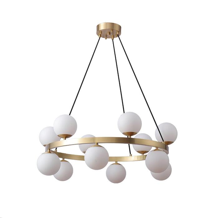 Bubbles Brass Ring Chandelier - DWHOME