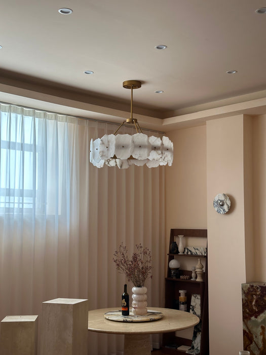 Burton Alabaster Chandelier-DWHOME