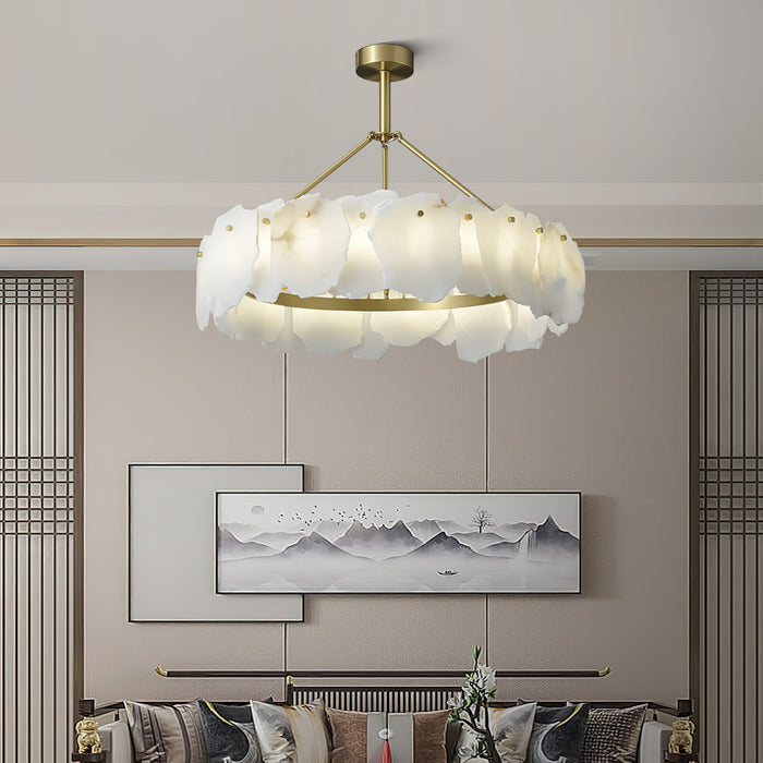 Burton Alabaster Chandelier-DWHOME