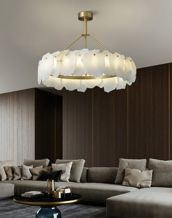 Burton Alabaster Chandelier-DWHOME