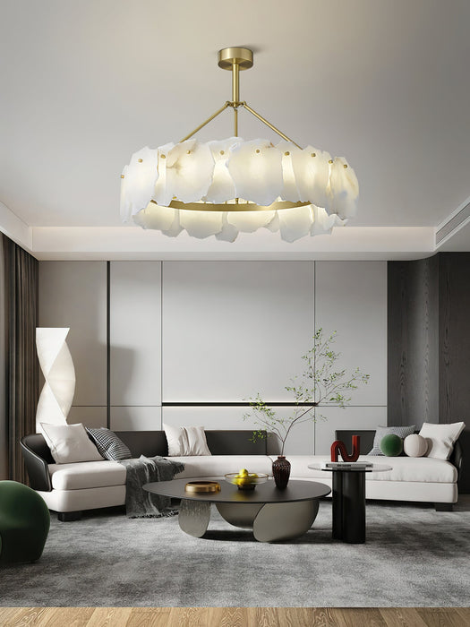 Burton Alabaster Chandelier-DWHOME