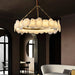 Burton Marble Round Chandelier-DWHOME
