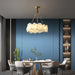 Burton Marble Round Chandelier-DWHOME