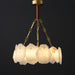 Burton Marble Round Chandelier-DWHOME