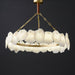 Burton Marble Round Chandelier-DWHOME