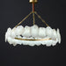 Burton Marble Round Chandelier-DWHOME
