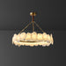 Burton Marble Round Chandelier-DWHOME
