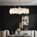 Burton Marble Round Chandelier-DWHOME