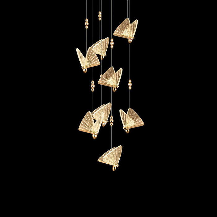 Butterfly Pendant Light-DWHOME