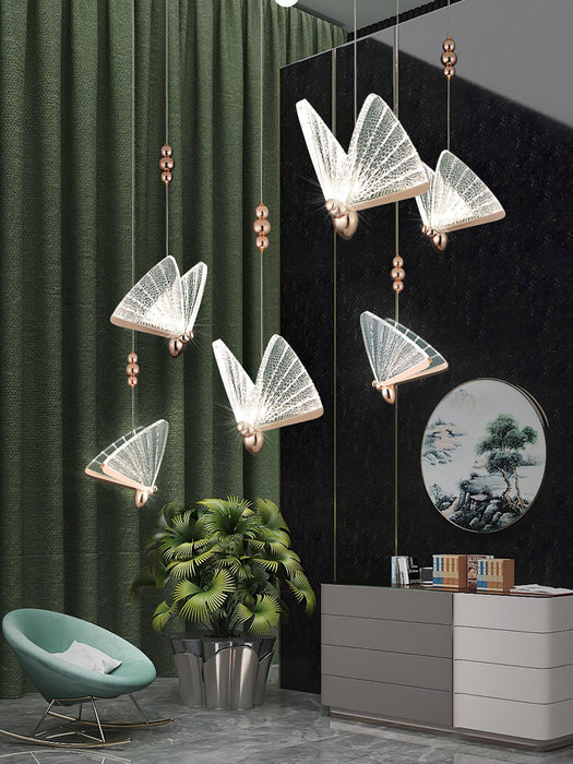 Butterfly Pendant Light-DWHOME